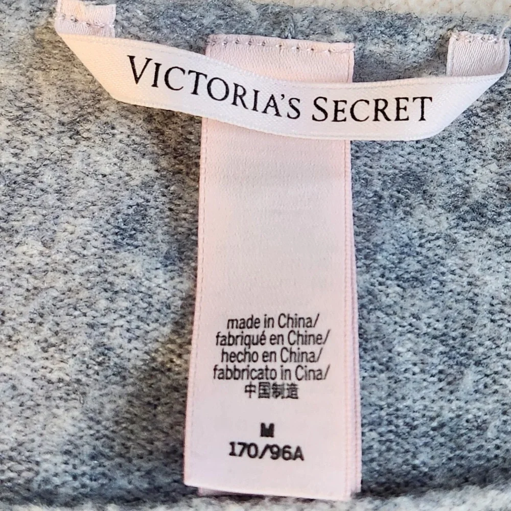 VICTORIA'S SECRET‎ Lounge Sweater  Womens XL Gray Dolman Long Sleeve Soft Cozy